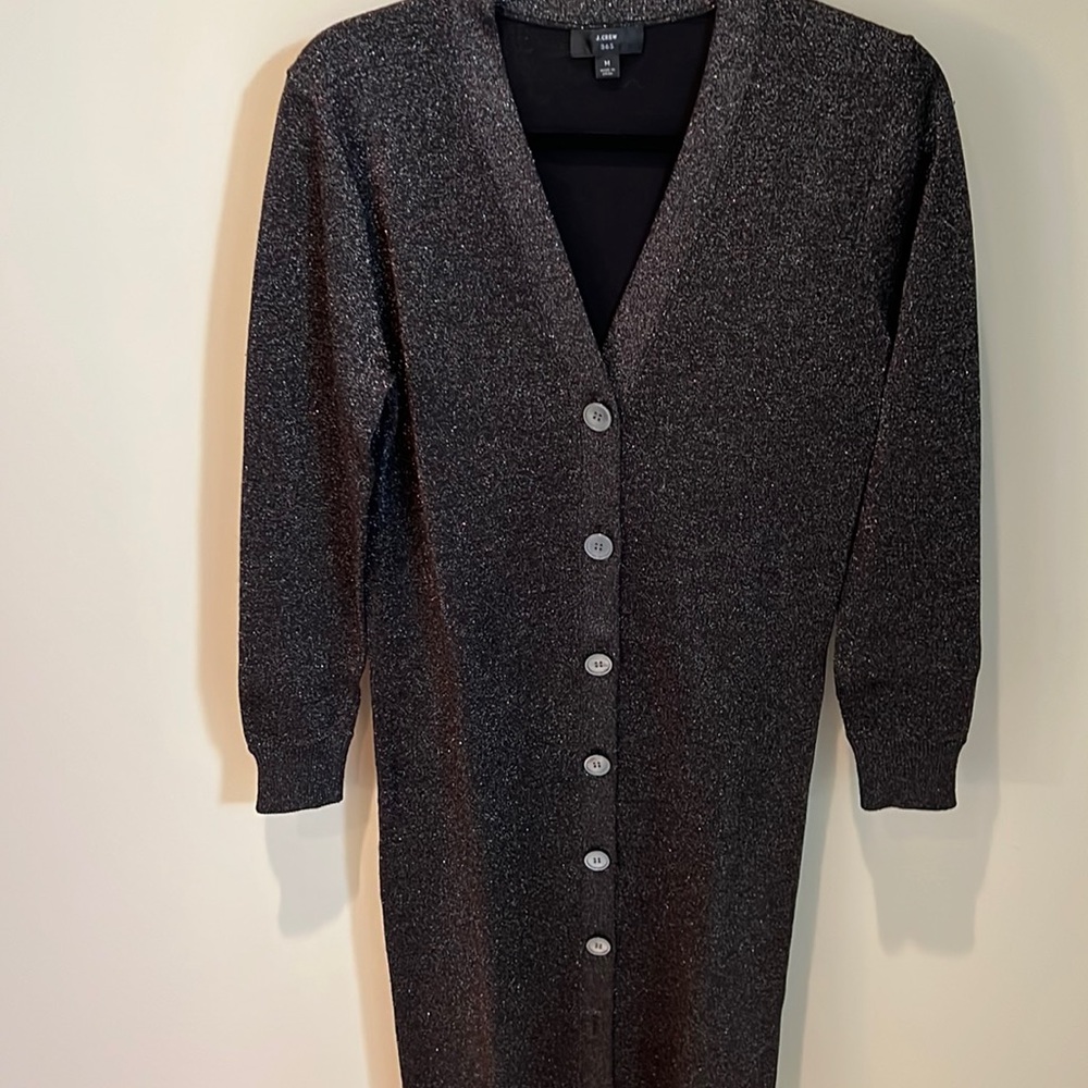 JCrew 365 Metallic Sweater Dress